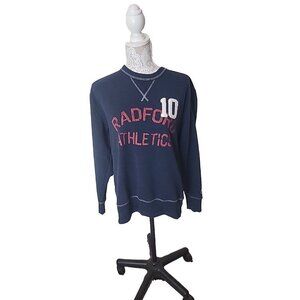 Champion Navy Blue Sweatshirt with Pink Logo and White Number 10